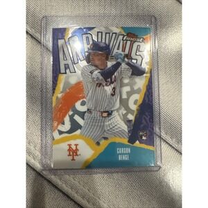 2026 Topps Finest Arrivals Carson Benge Rookie Insert #A-30 New York Mets MLB